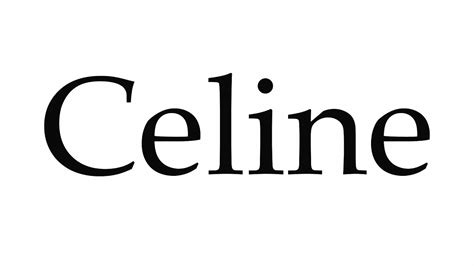 celine branf|how to pronounce celine brand.